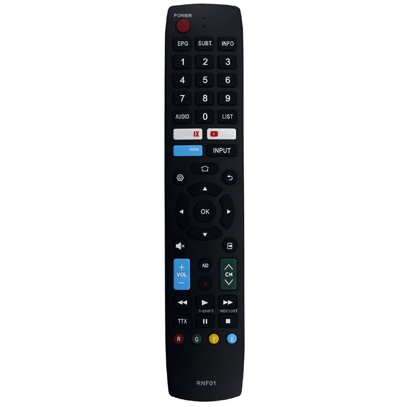 Télécommande TV pour Sharp Smart TV, Durable, Facile à installer, Facile à utiliser, Rinverser 01, 4T-C55CJ2X, 2T-40, CE1X, 4K, DH2006122573, DH190nightlife, 1551