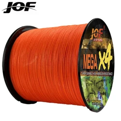 JOF 브랜드 업그레이드 슈퍼 강한 일본 땋은 낚싯줄 100m 멀티필라멘트 PE 소재 땋은 라인 10-80LB