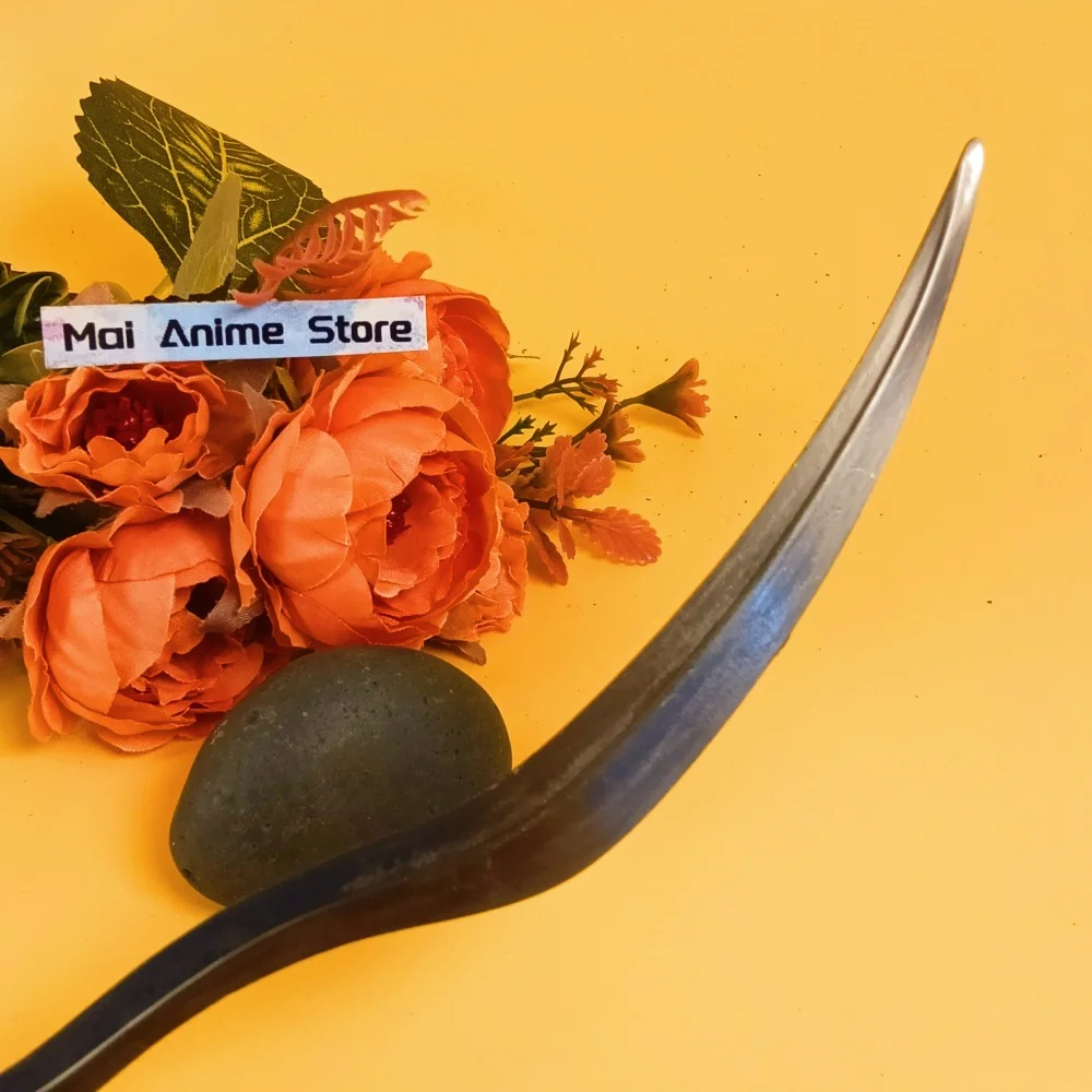 8,6-calowa Metalowa Katana Elden Oryginalny Samurajski Saber Stalowy Miecz z Ząbkami Anime Nóż Ninja Realistyczny Rozmiar Japońska Katana Niedziałający Nóż Zabawka Prezent