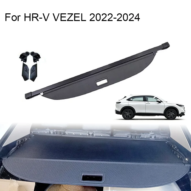 

Trunk Curtain Cover Organizer For Honda HR-V HRV VEZEL 2022-2024 Rear Rack Partition Shelter Shield Shade Luggage Cargo Storage