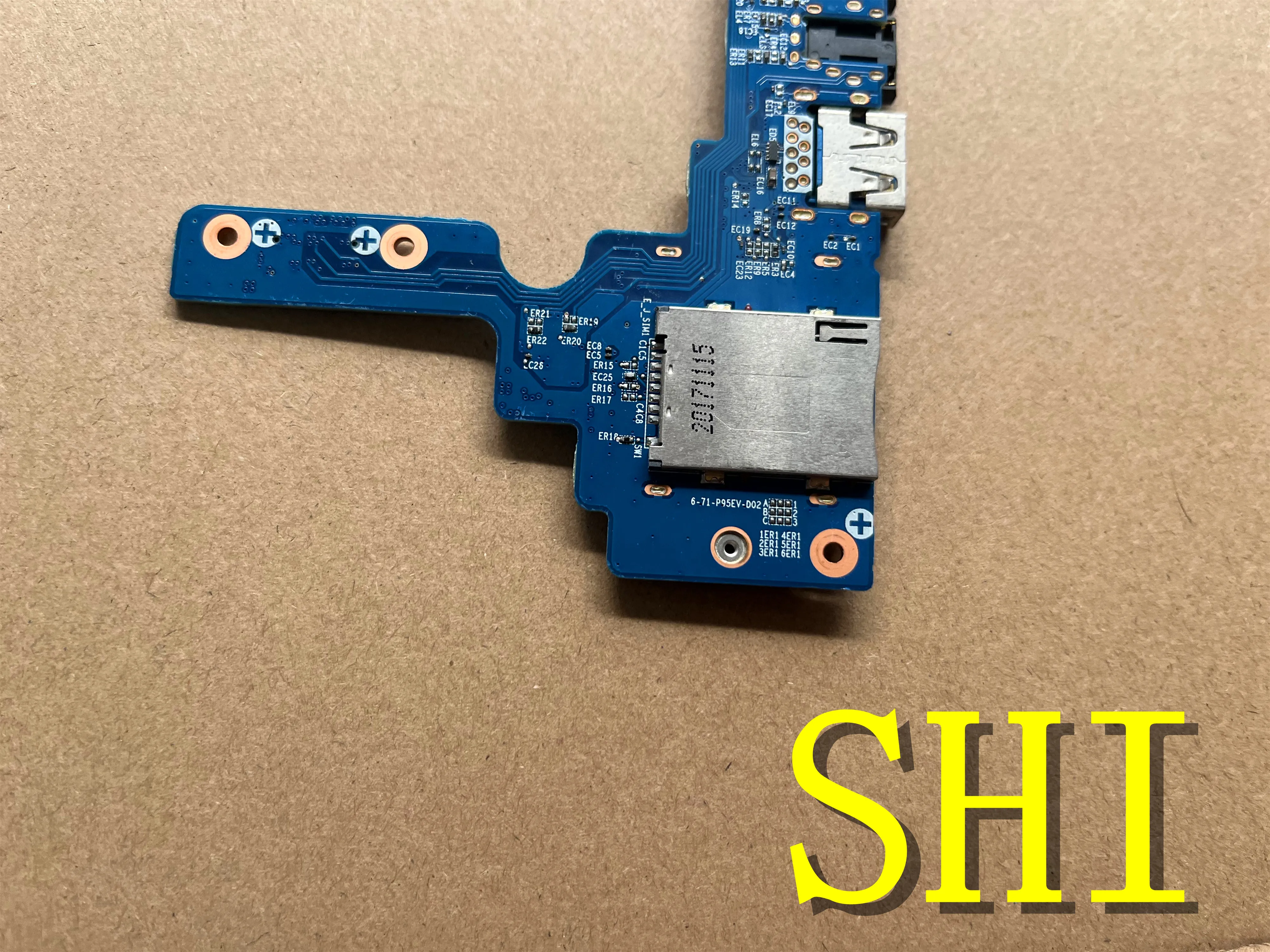 6-71-P95EV-D02 Original used FOR Blue Sky P950 P95EV audio board USB panel SD Board 6-71-P95EV-D02 free shipping