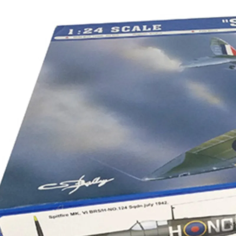 Trumpeter 02413 1/24 Scale British Spitfire MK VI Airplane Plastic Display Model Fighter Aircraft Building Kit TH05416