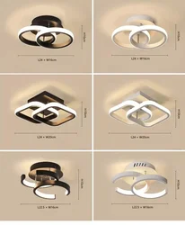 LDE Ceiling Lamp Living Room Bedroom Study Room Corridor Porch Smart Home Decoration Top Lamp Modern Simple Creative Night Light