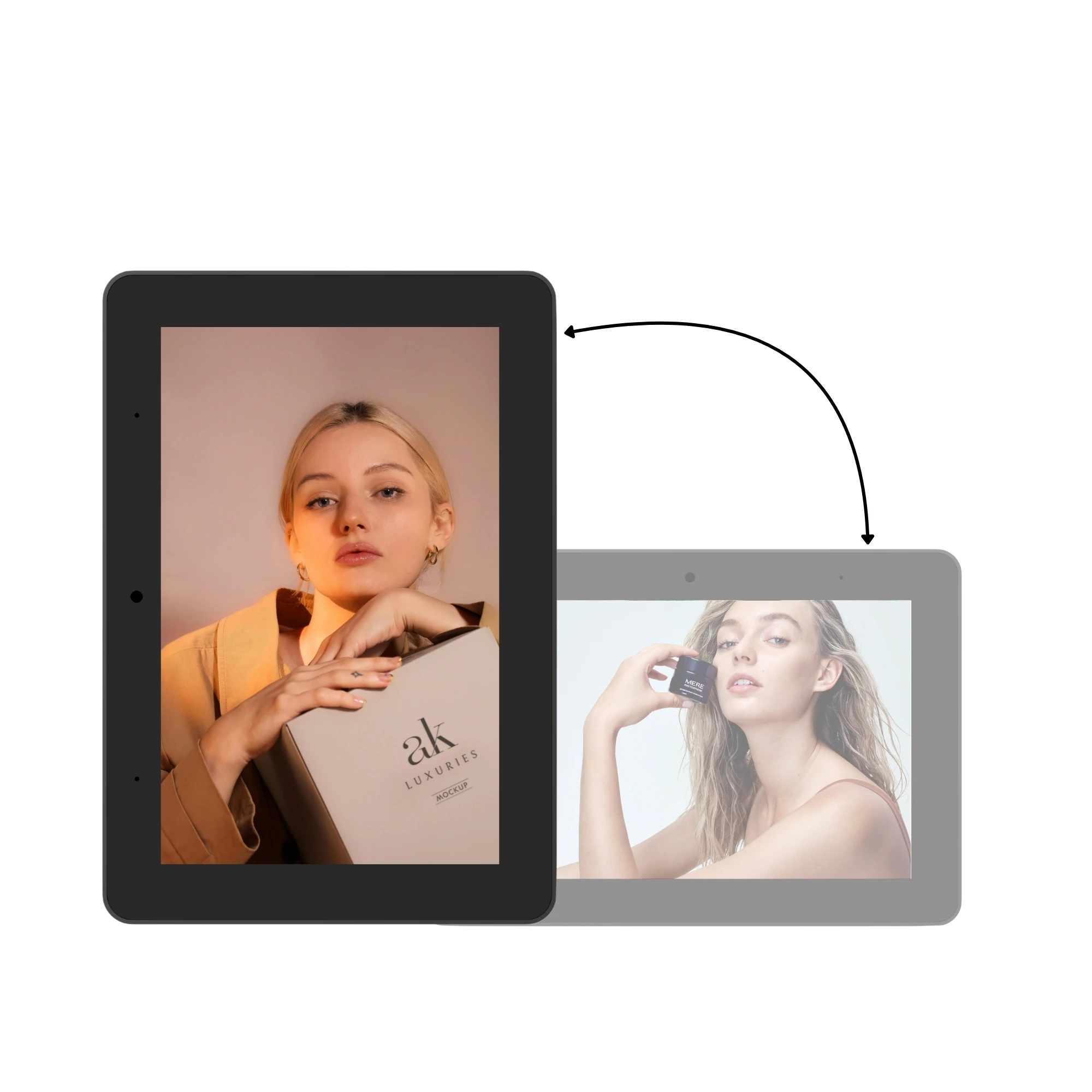 

8-Inch Wall-mounted Android 11 Tablet LCD Touchscreen Monitor 2 + 16gb NFC Elevator Using Business Function Animation