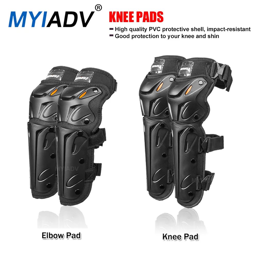 

Universal Motorcycle Knee Pad Elbow Protector Cycling Knee Protection Pads Motocross Protective Equipment For Highway Riding