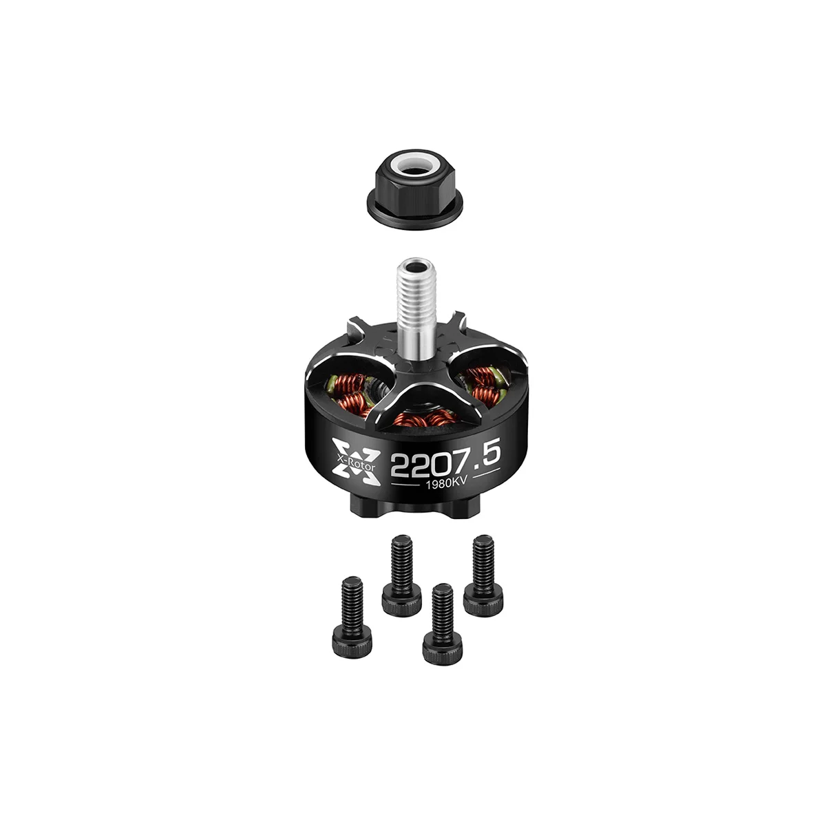 Hobbywing XRotor 2207.5 moteur sans balais 1780KV/1980KV 6S Lipo 5mm arbre pour RC Flower Fly FPV traversant Drone pièces de mise à niveau
