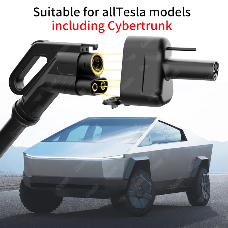 Olink 도매 새로운 EV 충전기 어댑터 지원 사이버 트럭 충전기 NACS 충전기 DC 250kw CCS1 테슬라 어댑터 썸네일 4