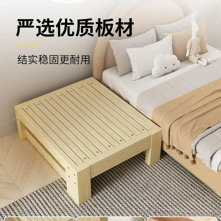 Customizable solid wood expansion bed pull-out bed small apartment living room tatami single simple push-pull bed dual-purpose