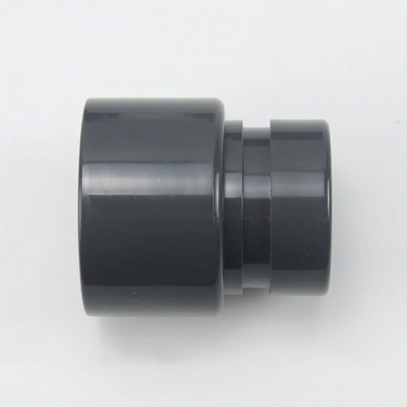 UPVC Coupling Adaptor PVC Plastic Copy Forest Joint for Water Treatment Pipe Connection System Adapter 1 Pcs