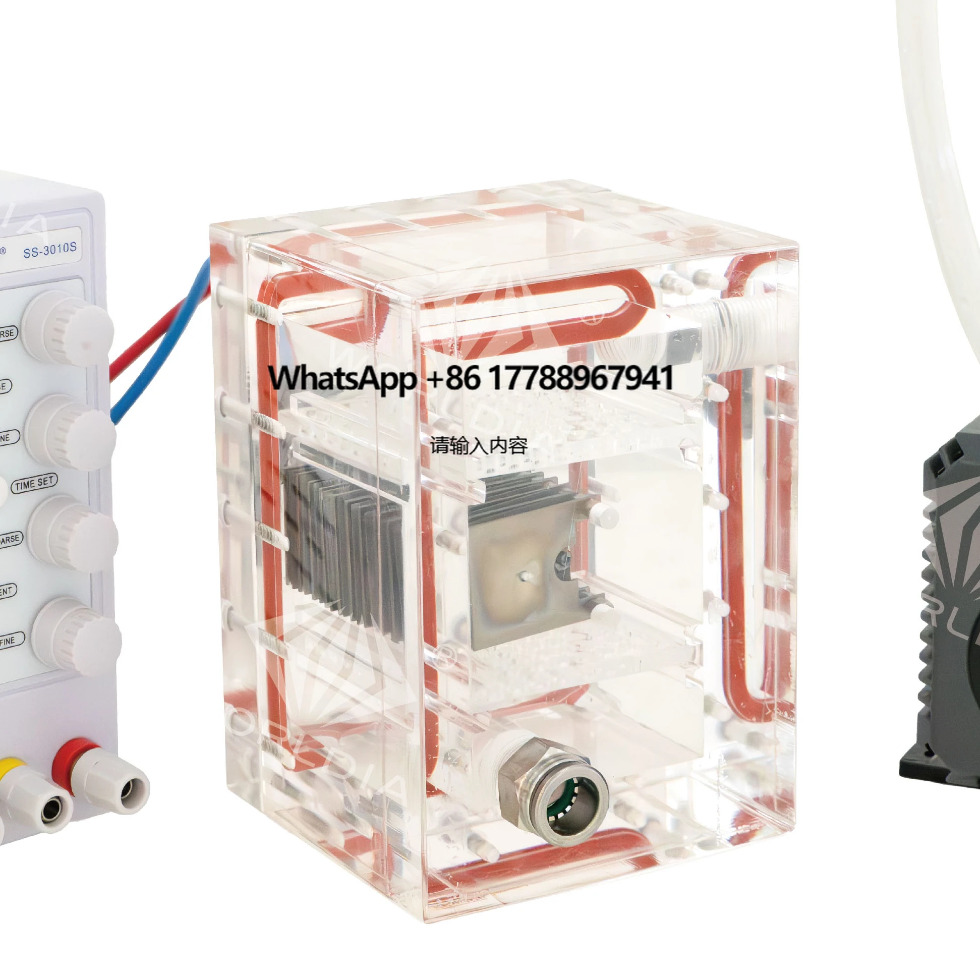 

Acrylic BDD Electrode Module Electrolytic Cell Boron Doped Diamond CVD Diamond Plate Electrochemical Process for Water Treatment