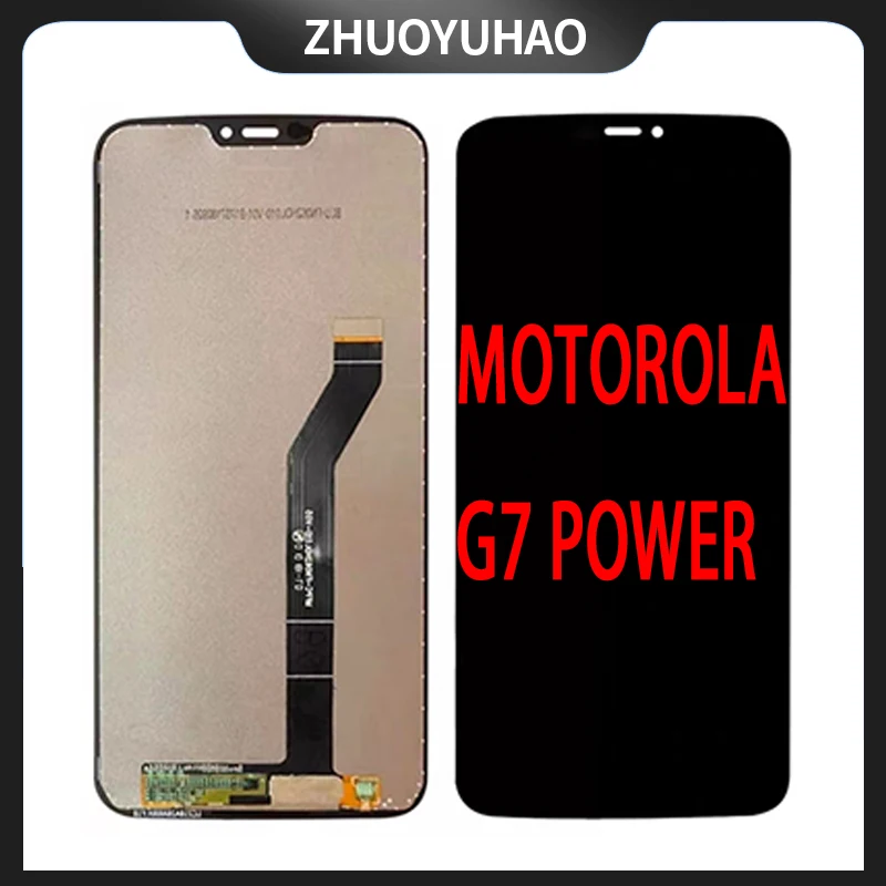 Wyświetlacz LCD do MOTOROLA G7 POWER Wyświetlacz LCD Ekran dotykowy Digitizer Zespół do MOTOROLA G7 POWER Wymiana ekranu LCD