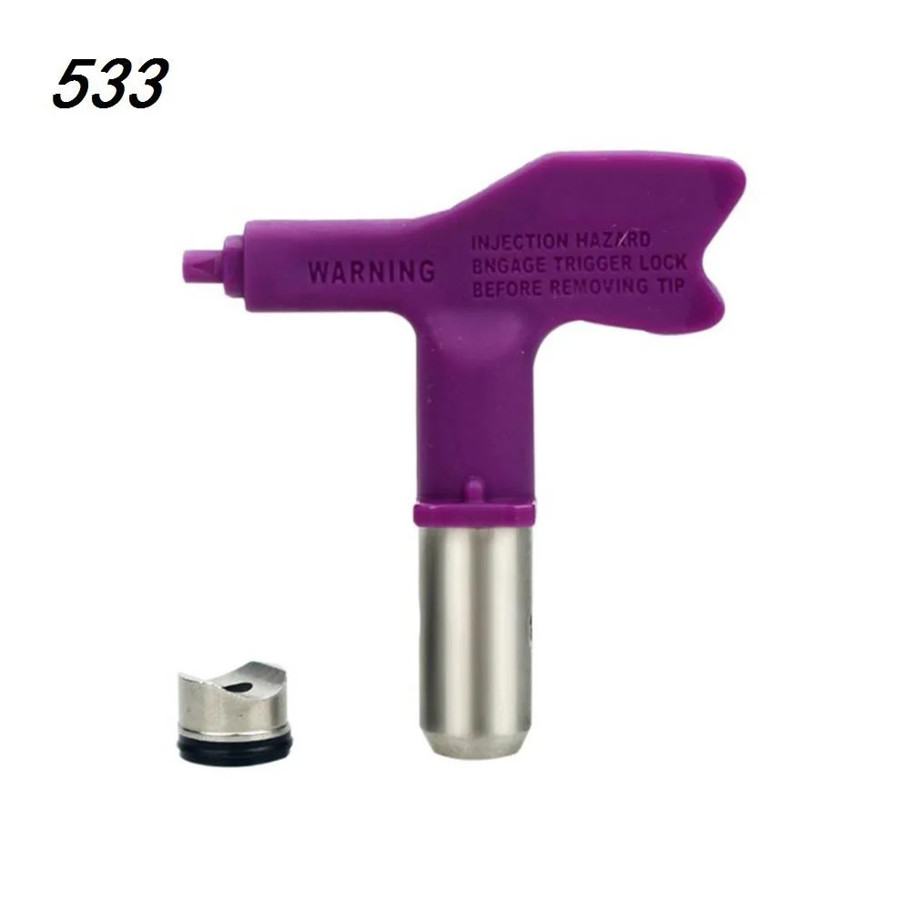 Roxo Airless pistola de pulverização ponta bocal, pintura pulverizador, ferramenta de poder, 209, 243, 245, 531, 533, 535, 545, 645, 655