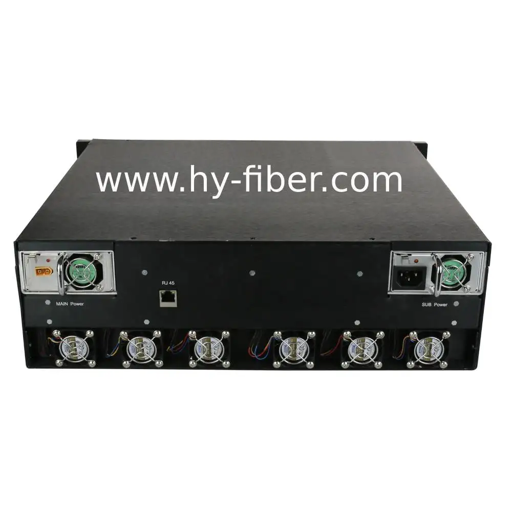 Imagem -02 - Amplificador Óptico Catv com Wdm Dual Power Gpon Amplificador de Fibra Doped-érbio Edfa 64x13dbm 1550nm