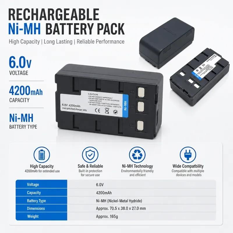 for PENTAX Total Station LHJVBS2000 BP02C BP02 Battery Factory Direct Sales High Quality Replacement Power Supply