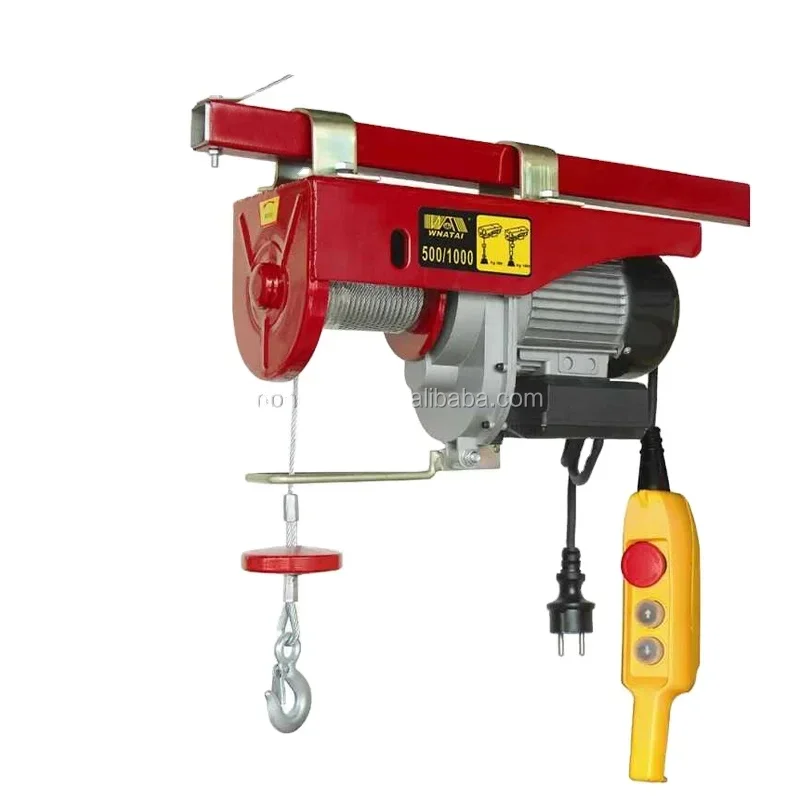 

200kg 500kg 120 Volt Electric Hoist China Supplier Portable Electric Hoist Winch With Fast Heat Dissipation