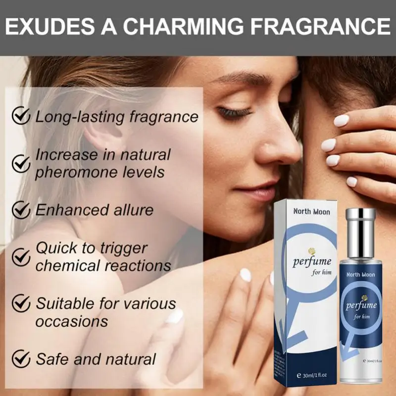 4/2pcs North Moon Charm Fragrance Romantic Fragrance Portable Mens And Womens Perfume Stick Home Outing Work Fragrance 30ml