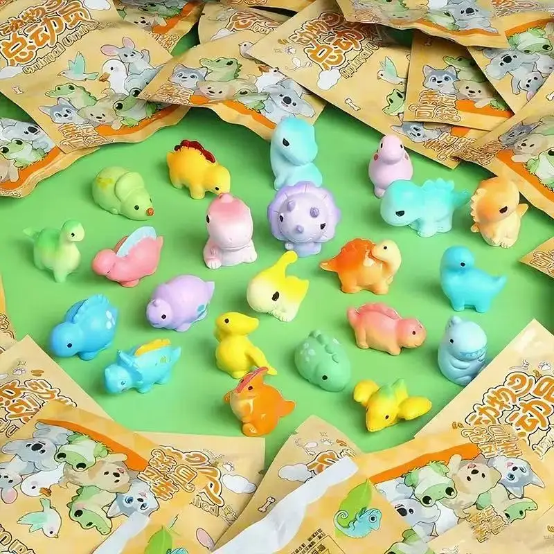 Mini Animal Surprise Blind Bags Cute Luminous Assorted Colors Animals Blind Box Toys for Birthday Gifts Christmas Gifts