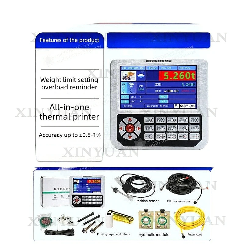 Weight Monitoring System High Precision Intelligent Electronic Scale for Loader Forklift