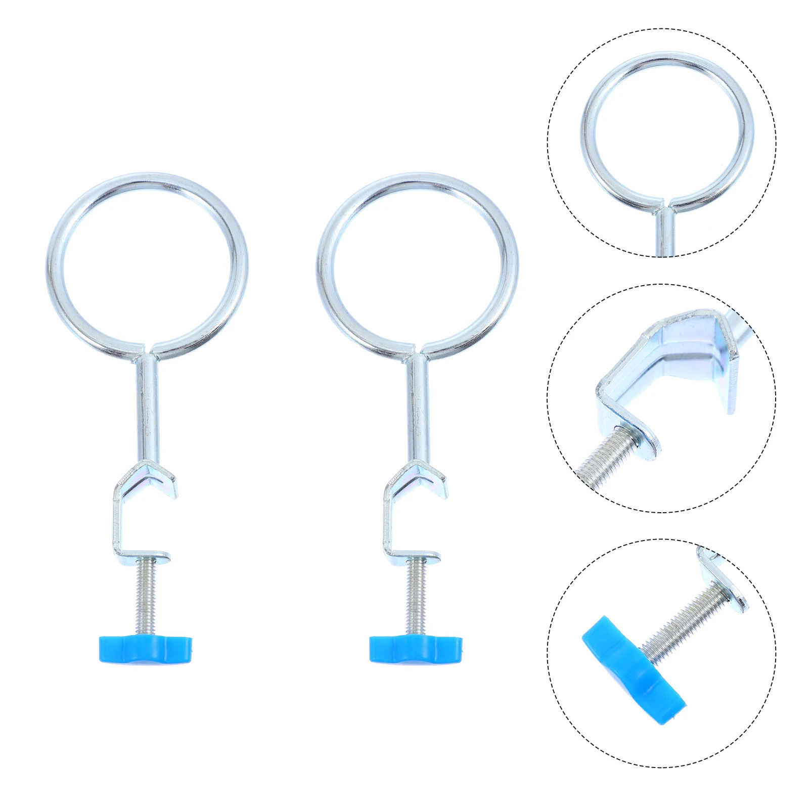 

2pcs Iron Accessories Laboratory Distillation Equipment Supplies Support Stand Retort Clamp Glass Teaching