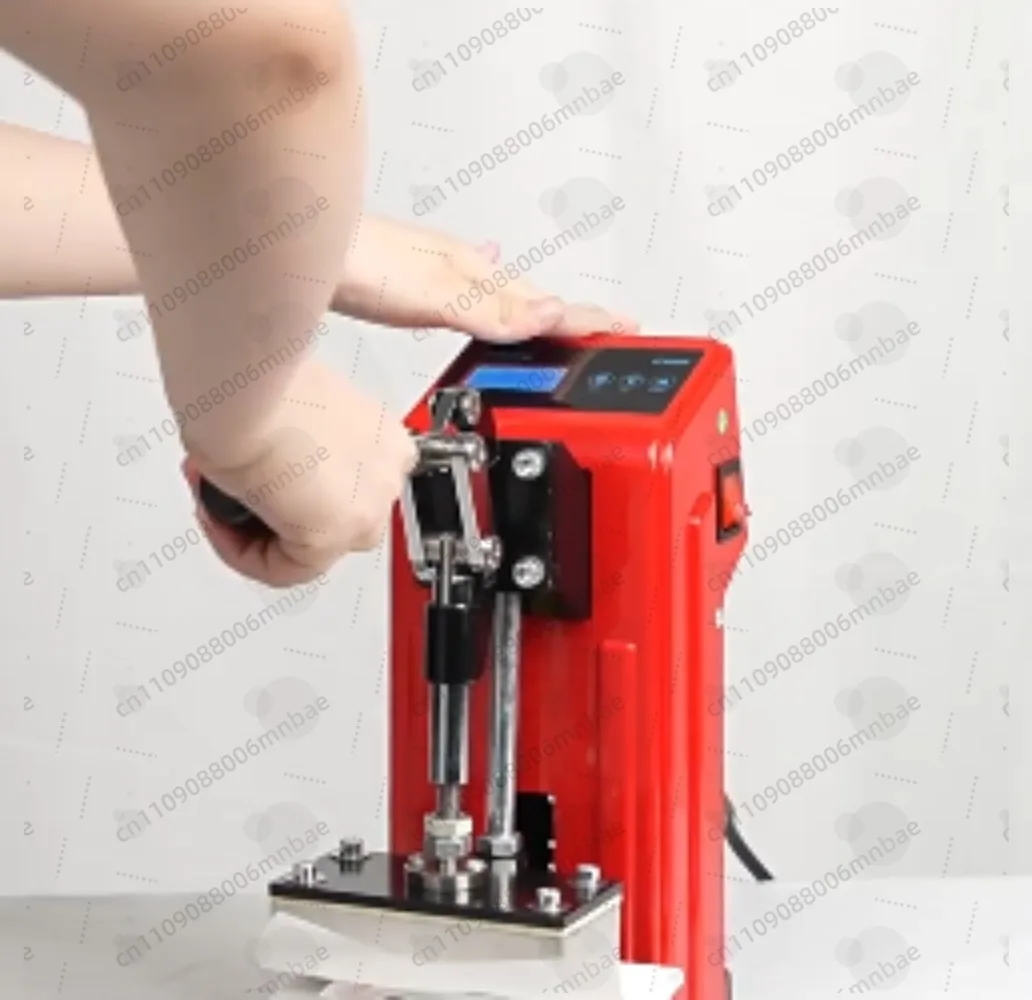 Household CH2034-1 Manual Upper Lower Plate Heating Press Logo Rosin Ironing 5x7cm