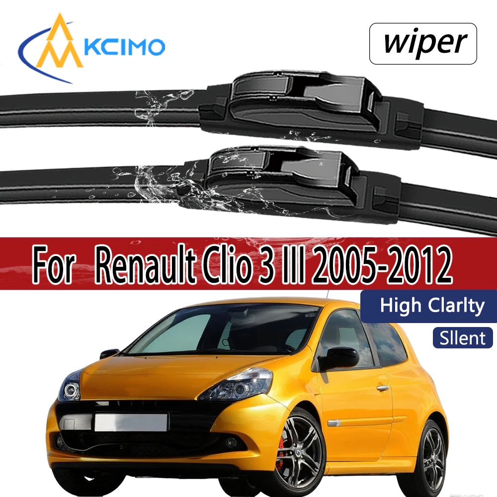 

Для Renault Clio 3 III 2005-2012 щетки стеклоочистителя переднего стекла 2 шт. аксессуары для окон ветрового стекла