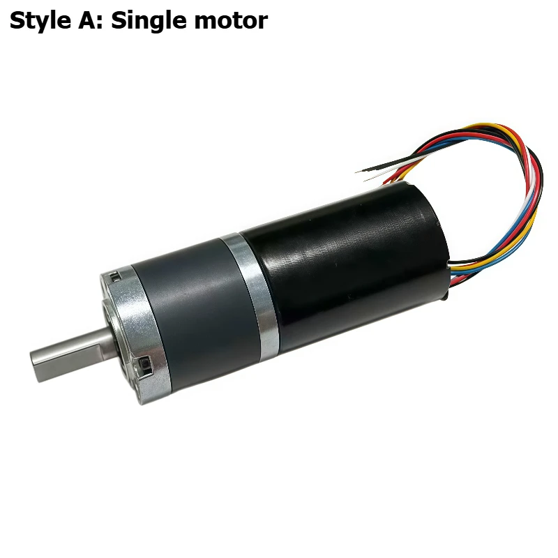 PGM42-4260 brushless DC speed reducer motor, 12V/24V high-torque motor with speed controller or power cord
