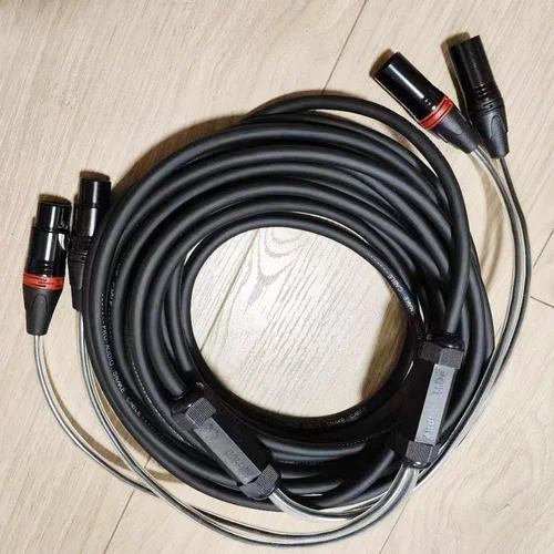 Imagen 2 del producto Cable XLR de 2 4, 6, 8, 12 vías, 3 pines, macho a hembra, multimedia equilibrada, extensión de Audio profesional, iluminación de escenario, sonido de 16 canales