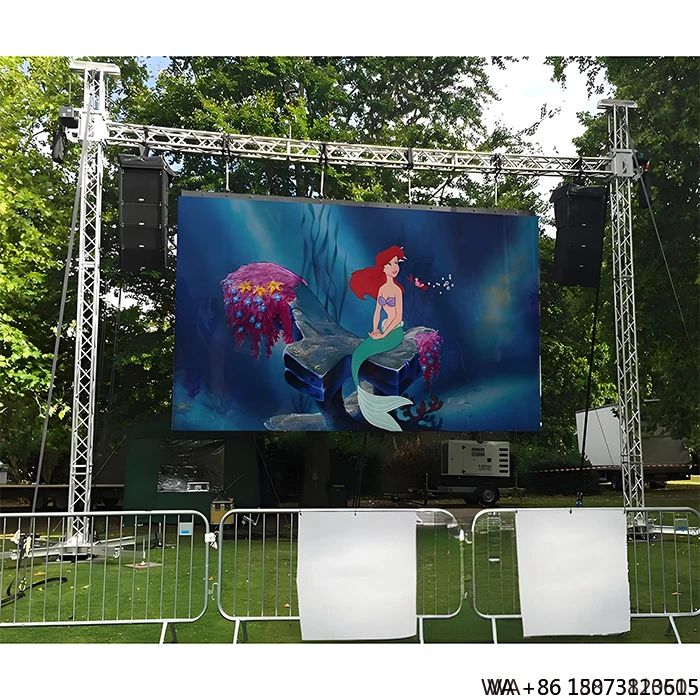 Parede de vídeo de aluguel LED P3.9 interna - 500x500mm 4K IP65 à prova d'água (2x3m/3x3m/3x4m)