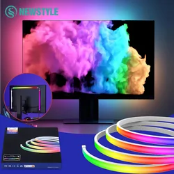 Gaming Lights Strip Computer Sync Light Strip Monitor RGB Screen Color LED Backlight Smart Control Game Room Atmosphere Decor