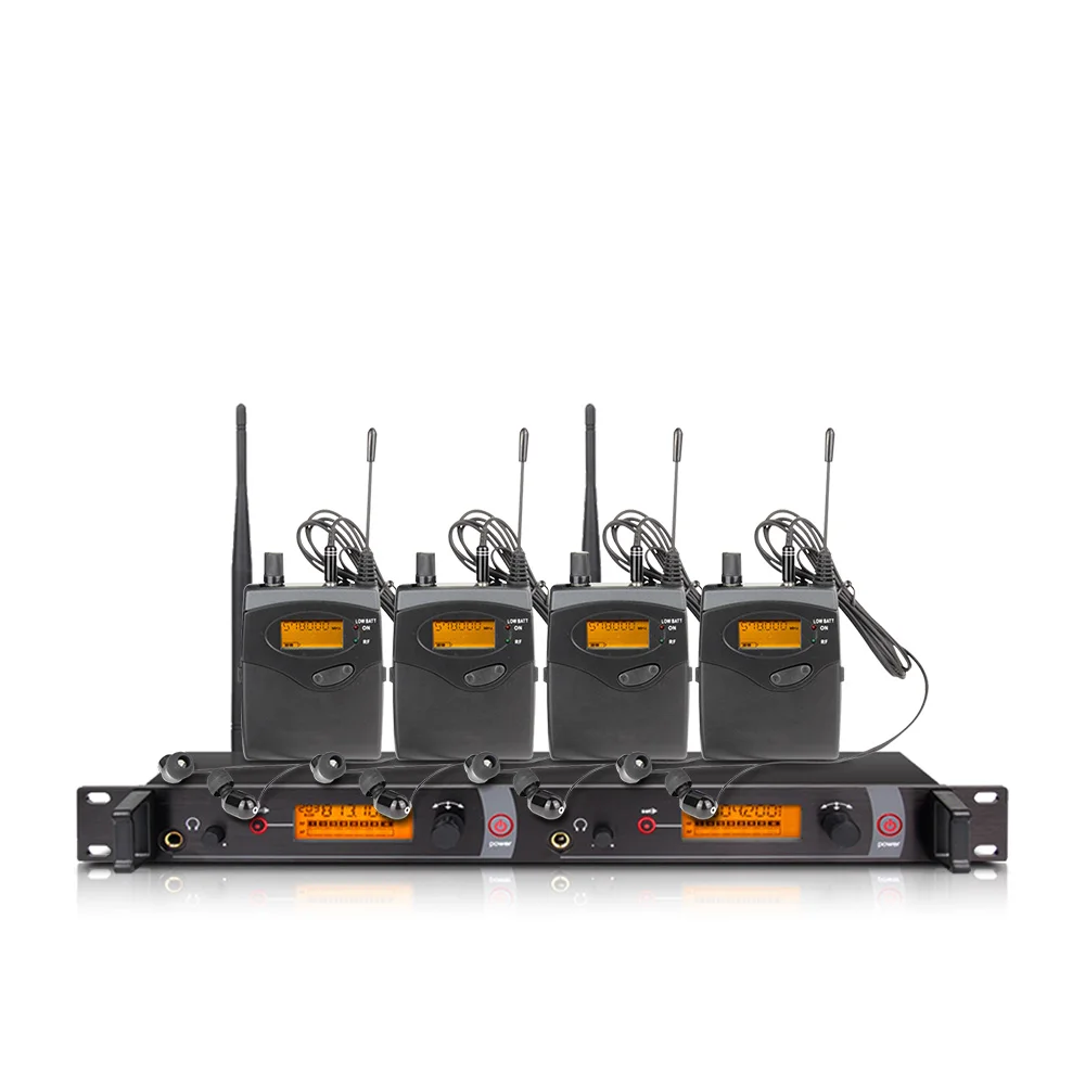 Professional Wireless In-ear Monitoring System6/8/10/12Channel Multi-bodypack Monitor, Band Stage Outdoor in-ear monitor SM-2050