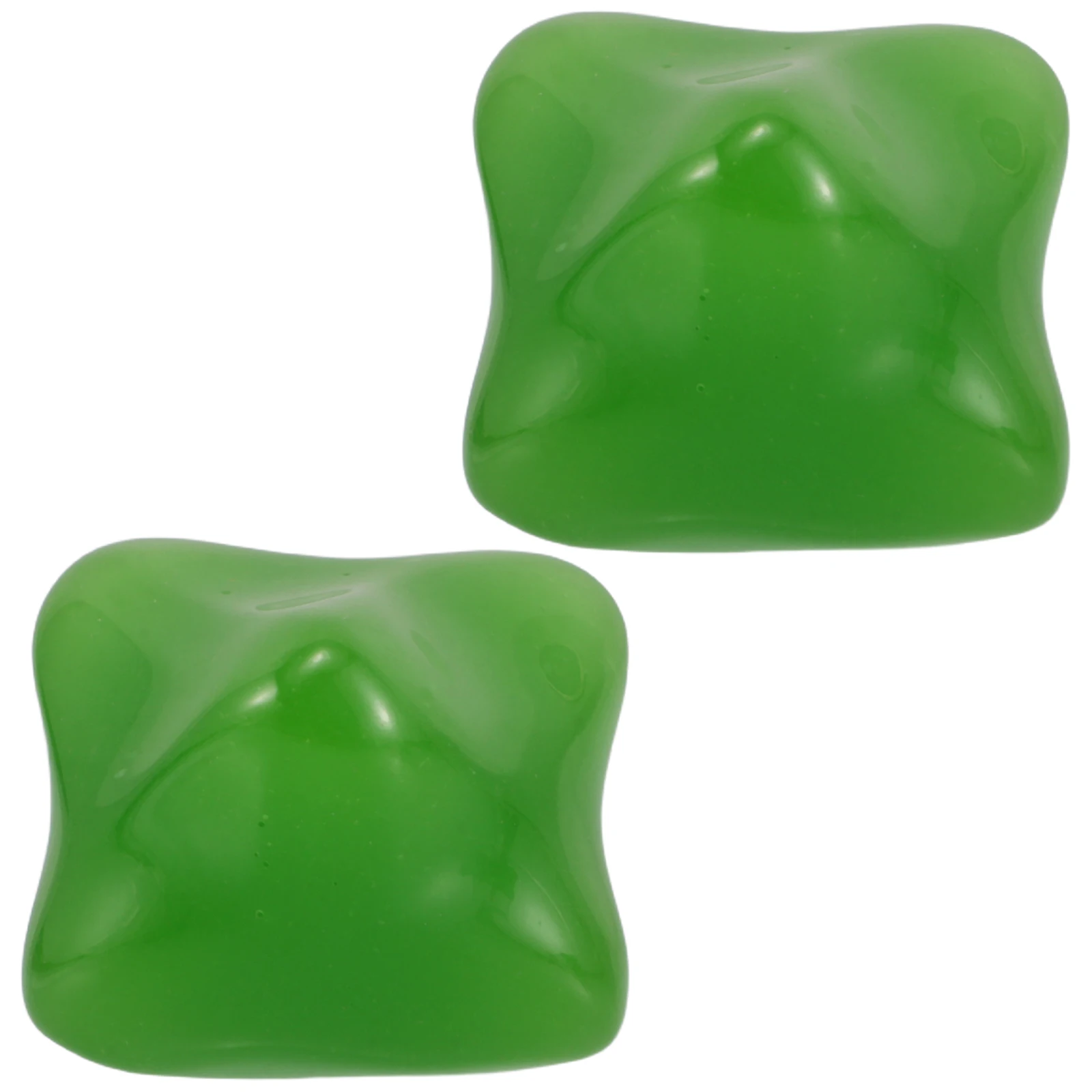 

2 шт., шестиугольный массажный мяч из смолы, мягкий ручной инструмент для облегчения мышц, силовые тренировки пальцев, портативный фитнес-терапия для йоги