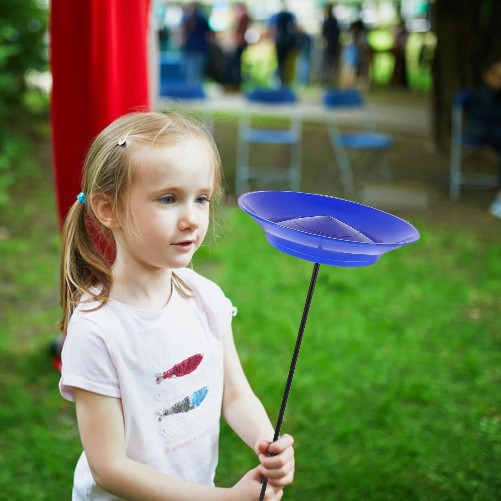 

2Sets Circus Juggling Plates Spinning Lightweight Sticks Colorful Props for Performance Party Entertainment Adults