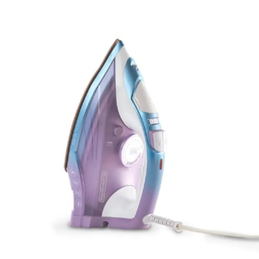 

Moonstone Iron IR2323-1AD Ceramic Infused Soleplate and Anti-Drip Function with Auto Clean and Auto Shut-off 50% Smoother Glide