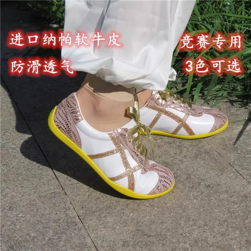 Tai Chi Shoes High quality cowhide leather men's and women's kung fu sports shoes Comfortable traditional martial arts shoes
