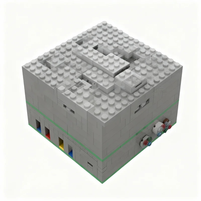 

815pcs MOC Alchemists Stone Interactive Puzzle Box 40 Steps Gear Tabletop Games And Puzzles Model Building Blocks Architecture