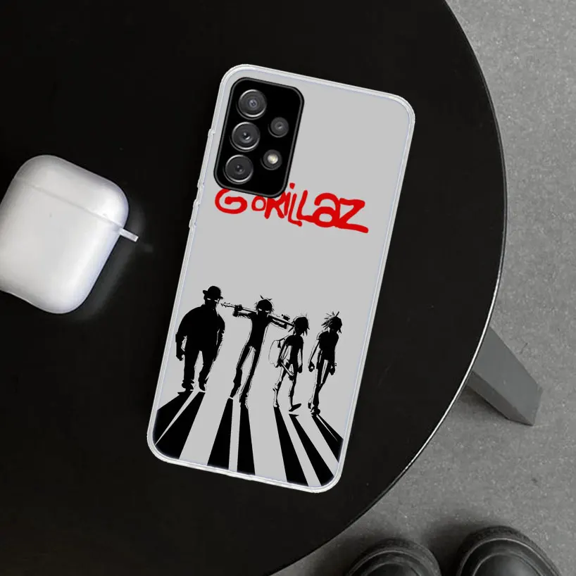 Gorillaz Anime Phone Case for Samsung Galaxy A15 A25 A35 A55 A14 A24 A34 A54 A04S A13 A23 A33 A53 A03S A52 A12 A22 A32 A02S