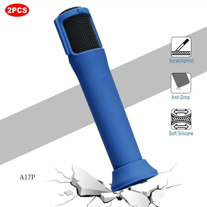 

AP-2 шт. силиконовый чехол для беспроводного микрофона Partybox, противоскользящий защитный чехол с базовым чехлом для микрофона