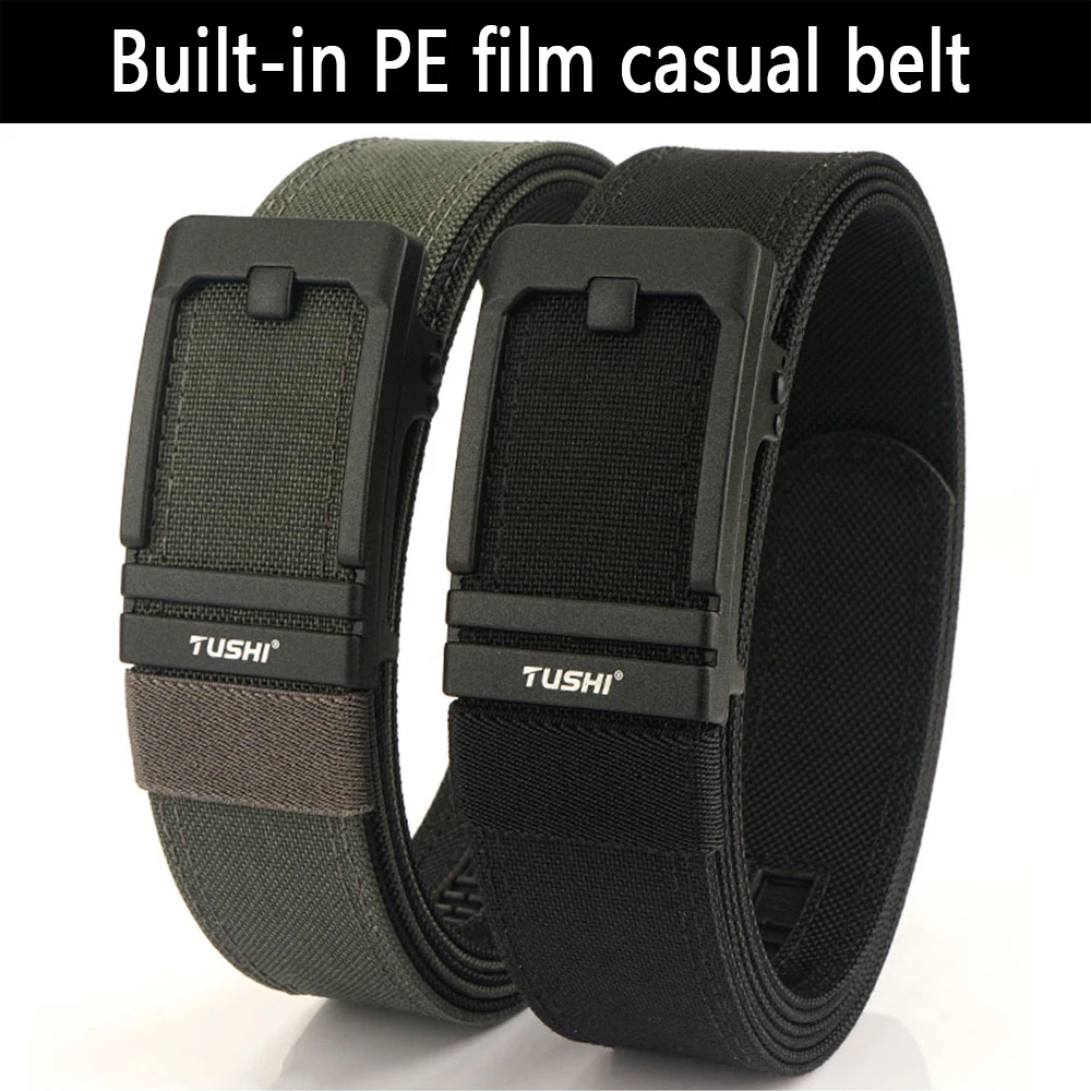 TUSHI Militär Neue Gürtel Für Männer Robuste Nylon Metall Automatische Schnalle Polizei Duty Gürtel Taktische Outdoor Gürtel IPSC Zubehör – Detail 5