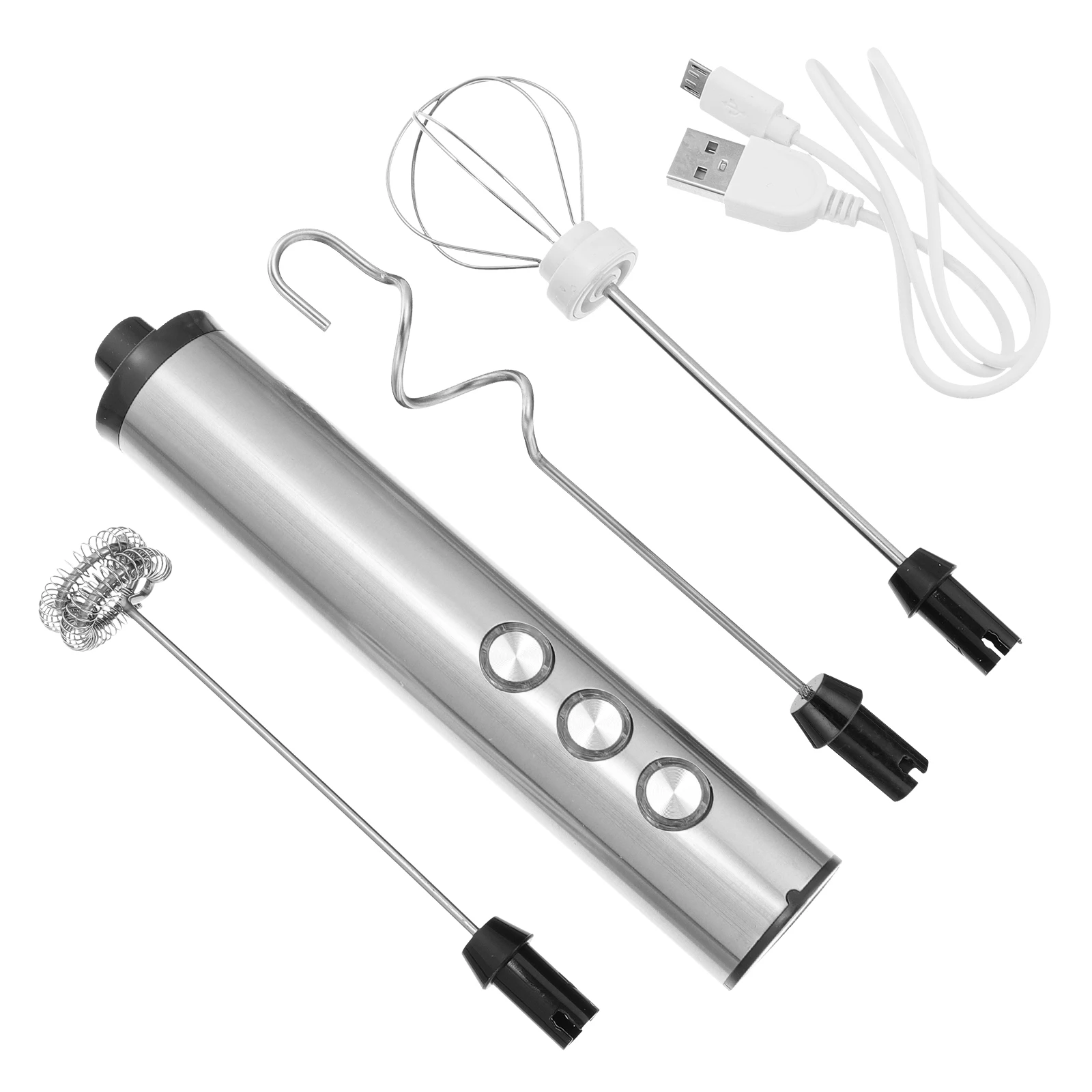 Wireless Electric Food Mixer Electric Egg Beater Coffee Milk Frothers Hand-Held Stirrer Three Speeds Adjustment Kitchen Tools - Image 2