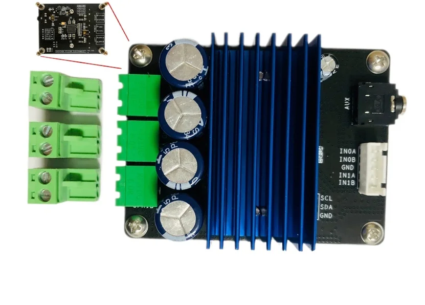 คุณภาพสูงเครื่องขยายเสียงดิจิตอล HIFI CLASSD BOARD MERUS MA12070 2X80W V1.6