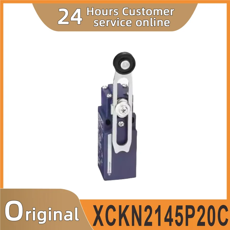 

New XCKN2145P20 XCKN2145P20C limit switch XCKN - th.plastic roller lever var. length -1NC+1NO - snap - M20