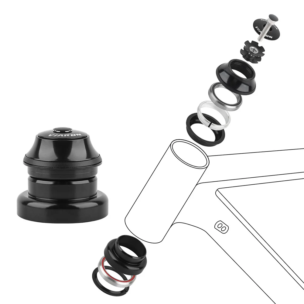 

Aluminum Alloy Mountain Bike Headset 44mm External Steering Bearing Compact Design for Optimal Cycling Experience