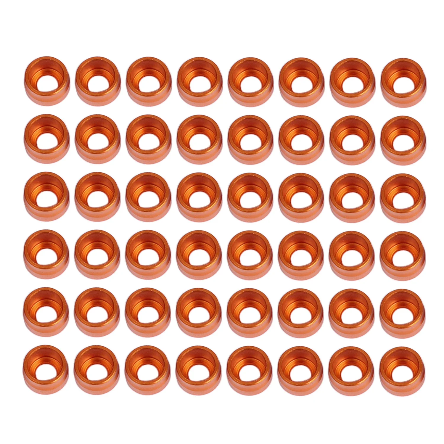 Caps Cover Orange Engine Bolt For Harley Touring Electra Street Glide FLHTCU Dyna Softail Sportster Custom XL883C XL1200C 48pcs