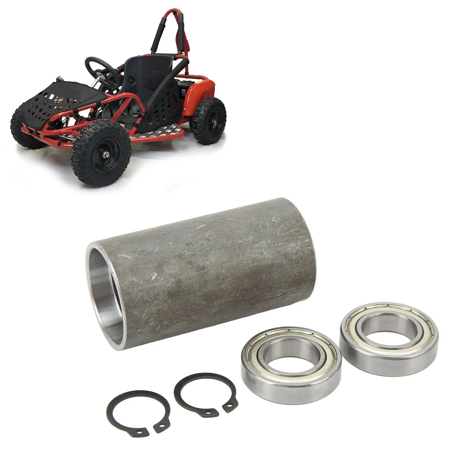 Kart Bearing Kit, Steering Wheel Bearing Kit, Compact Structure, Precise Craftsmanship, Suitable for Kart, Tricycle, 4wd Atv