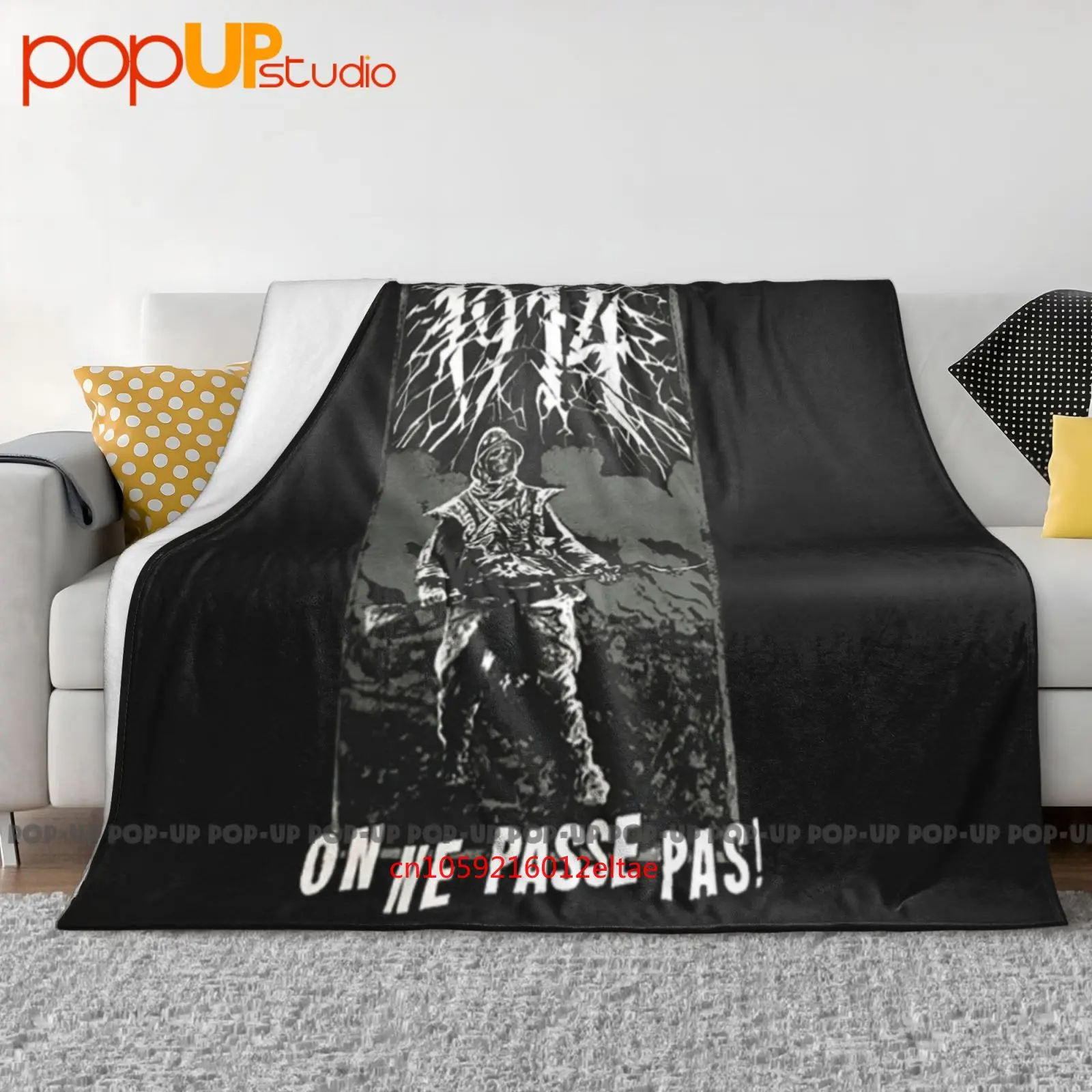 1914 على Ne Passe Pas Bolt قاذف Benediction Paradise بطانية فائقة النعومة لحاف الشتاء غطاء أريكة أغطية السرير