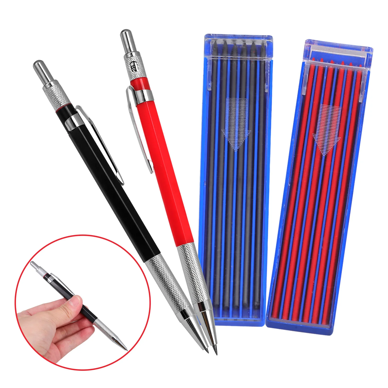 

Activity Pen Replaceable Carpentry Marking Student Lead Pencils Mechanical 1500X100X100CM Metal Paraffin 2mm Refills