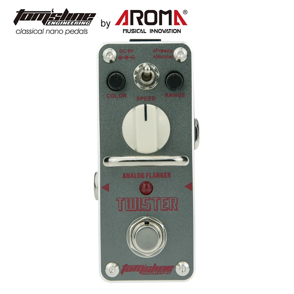 

Aroma ATR-3 Twister Electric Guitar Effects Pedal Analog Flanger Mini Analogue Effect True Bypass Guitar Parts & Accessories