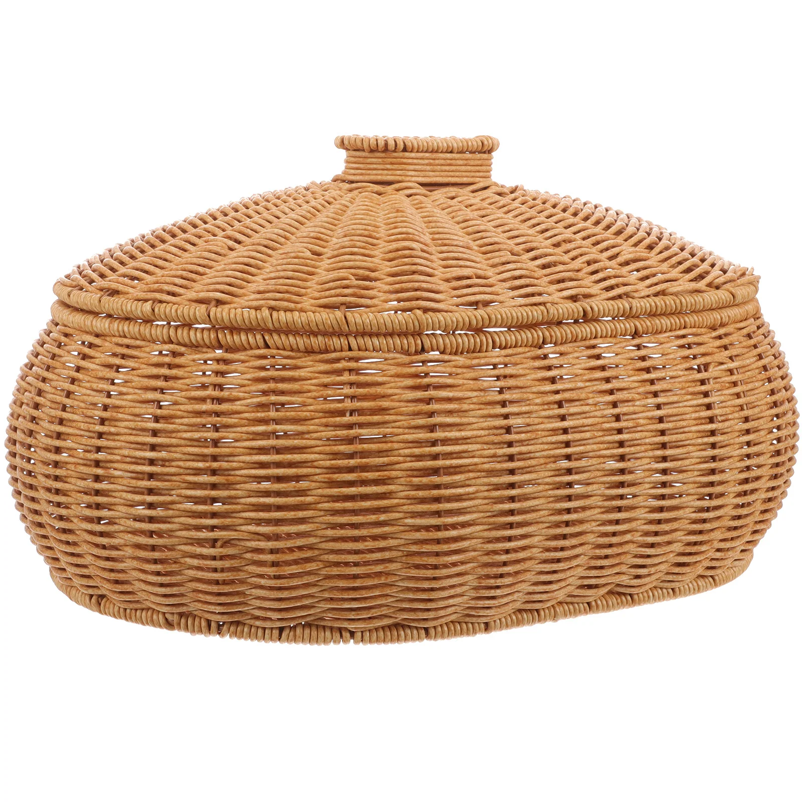 

Plastic Metal Woven Basket Household Storage Basket Fruit Bread Egg Organizer Kitchen Storage Accessory