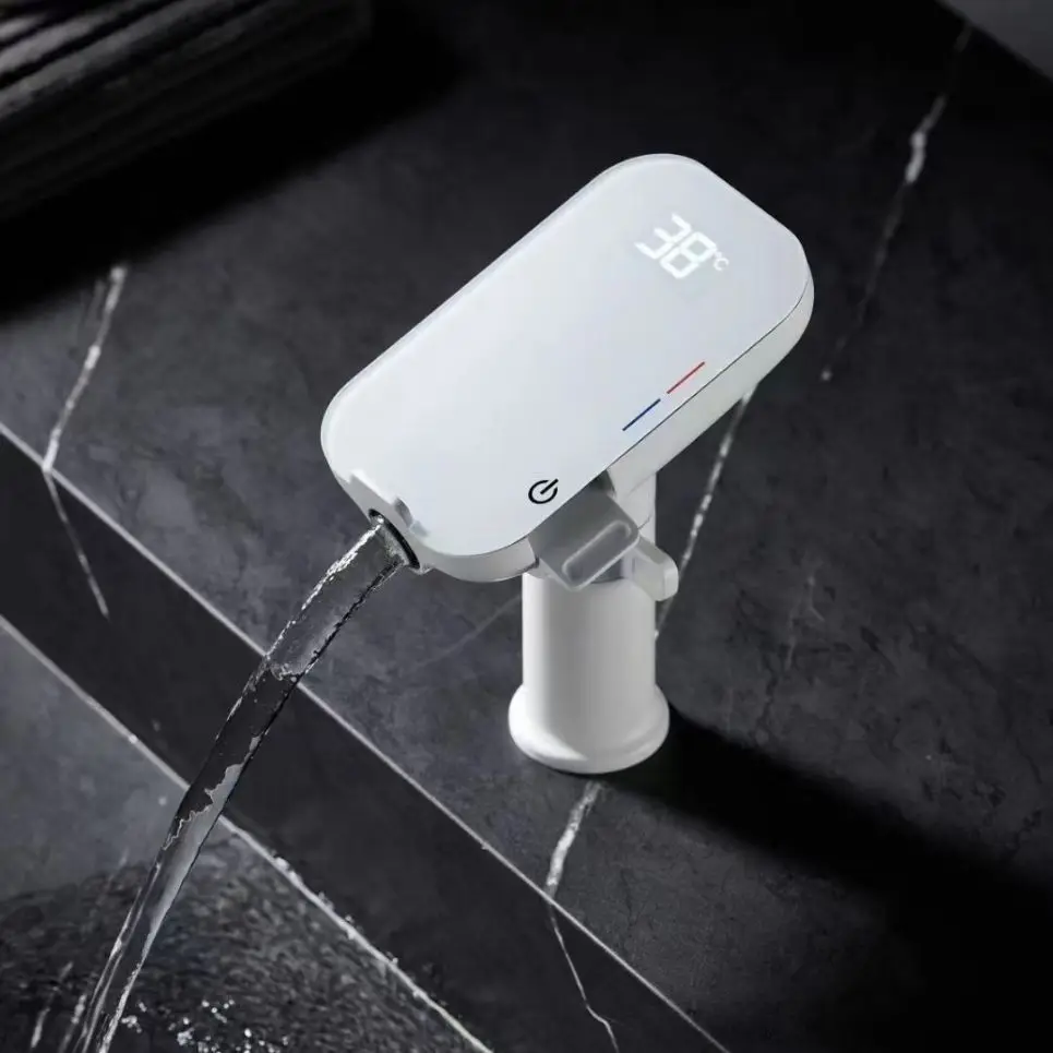 Digital Display Pull Faucet, Shelf Basin Faucet, Basin Upper Basin Bathroom