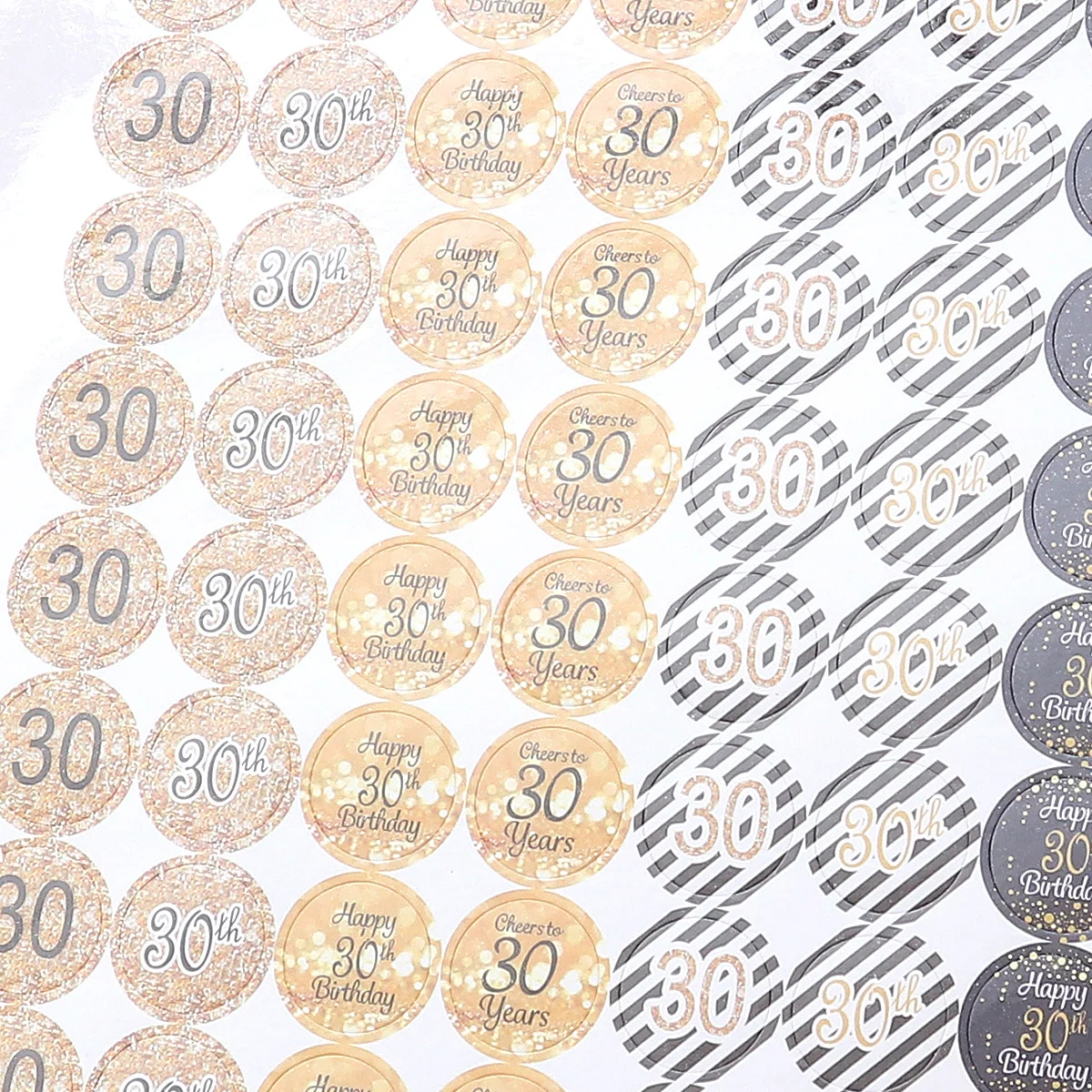 ورقتان من ملصقات الأرقام لتزيين حفلات أعياد الميلاد وملصقات عمرها 30 عامًا ومستلزمات الحفلات لتزيين الذكرى السنوية لعيد الميلاد (108)